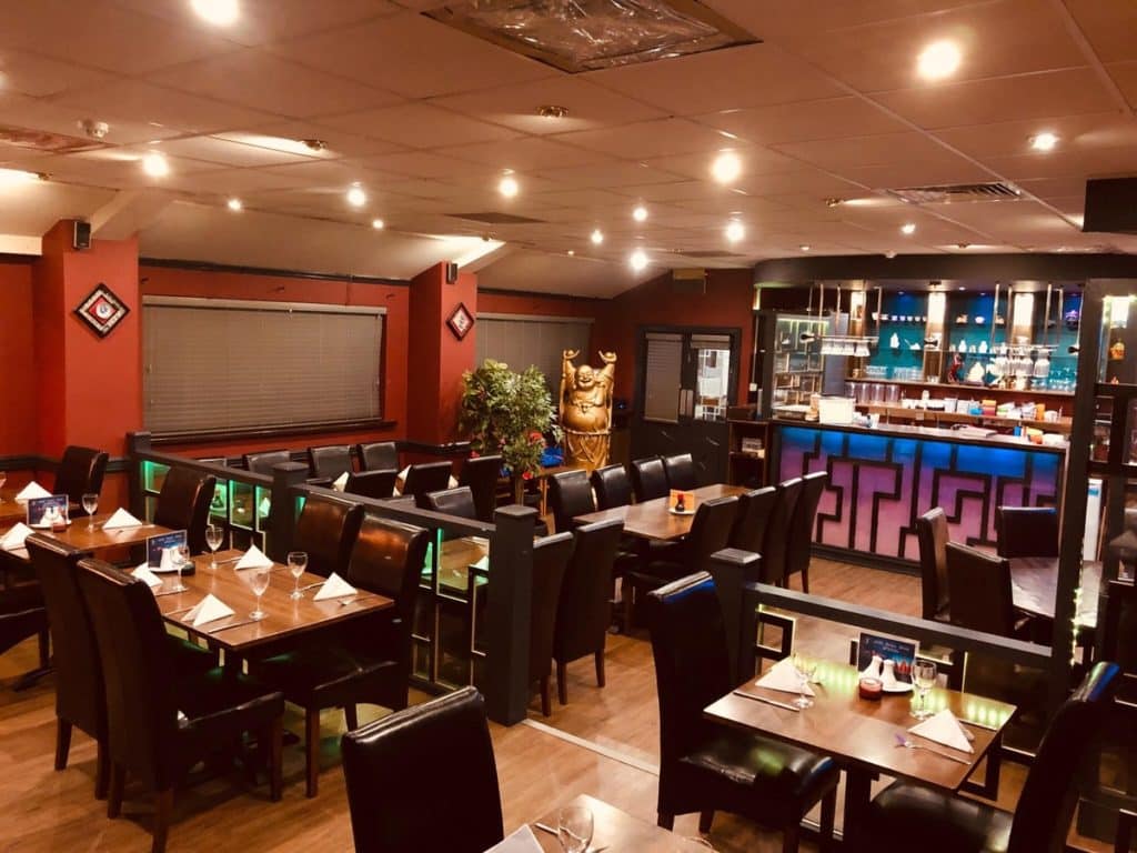 Inside Jazz Chinese Restaurant in Dublin