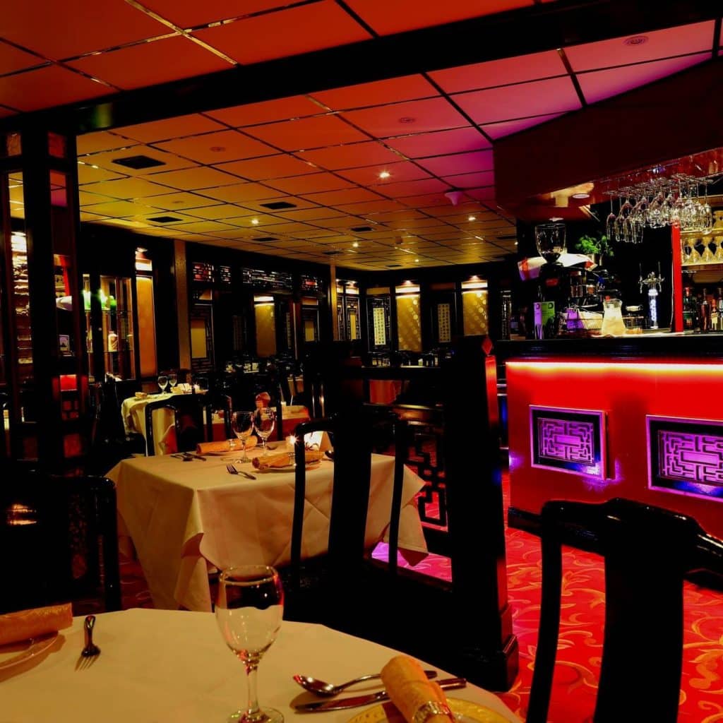 Inside Yangs Chinese Restaurant in Dublin