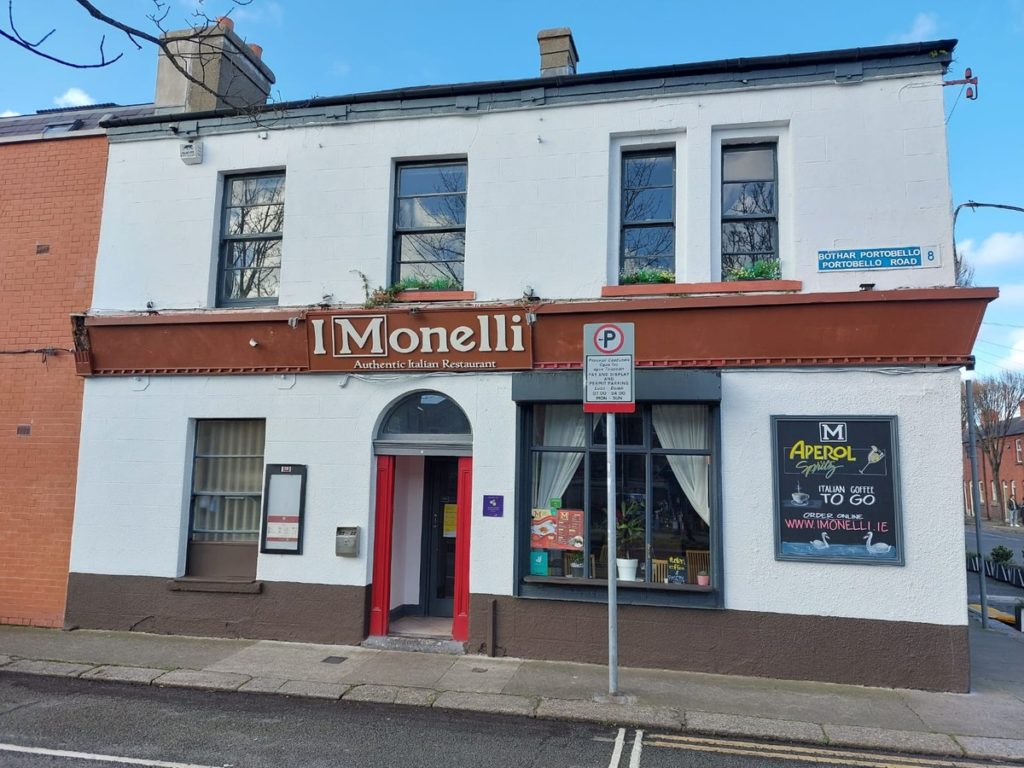 Exterior to I Monelli in Dublin