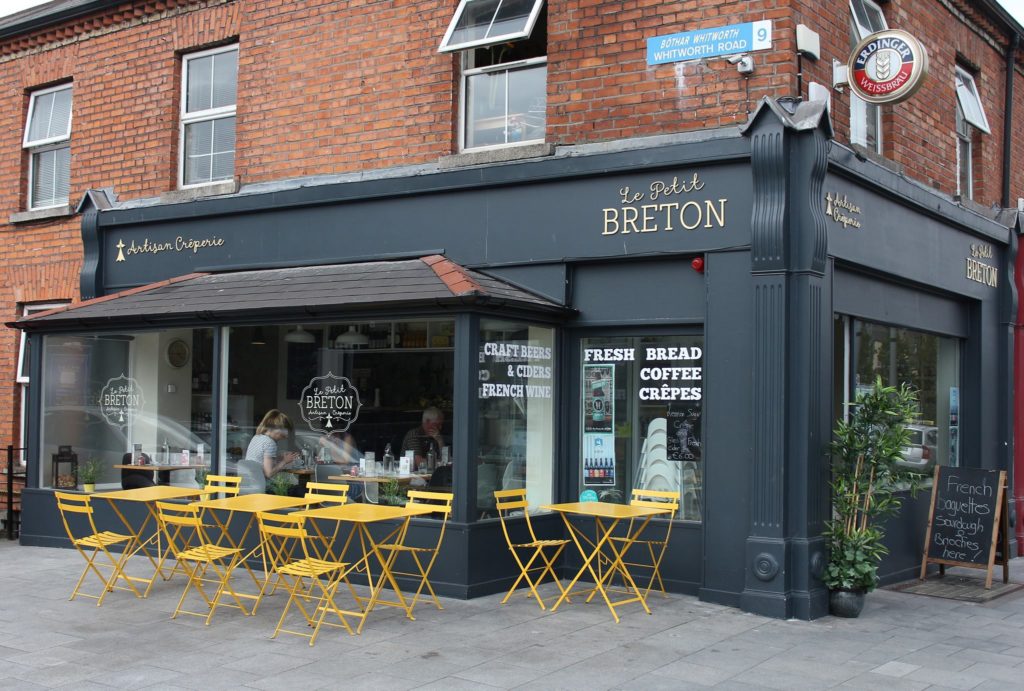 Exterior to Le Petit Breton Artisan Crêperie in Dublin